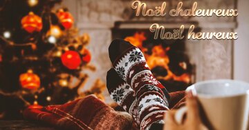 Aperçu de la carte : Noël chaleureuxNoël heureux