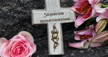 Aperçu de la carte : Sincères condoléances