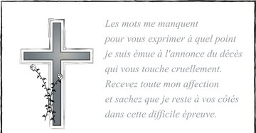 Aperçu de la carte : « Les mots me manquent pour vous exprimer à quel point je suis émue... »