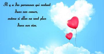 Aperçu de la carte : « Il y a des personnes qui restent dans nos coeurs... »
