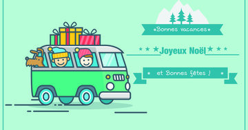 Aperçu de la carte : Bonnes vacances et bonnes fêtes.