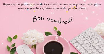 Aperçu de la carte : « Appréciez les petites choses de la vie, car un jour vous comprendrez... »