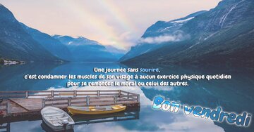 Aperçu de la carte : « Une journée sans sourire, c'est condamner les muscles de son visage... »