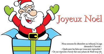 Aperçu de la carte : « On me reproche d'avoir fait mes achats de Noël trop tôt... avant que le magasin n'ouvre ! »