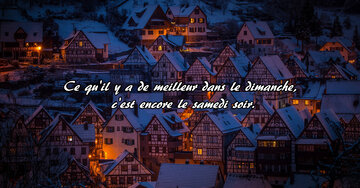 Aperçu de la carte : « Ce qu'il y a de meilleur dans le dimanche... »