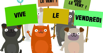 Aperçu de la carte : Vive le vent, vive le vent, vive le vendredi !