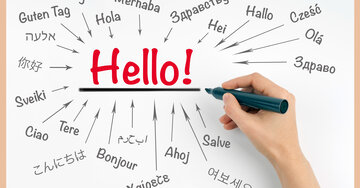 Aperçu de la carte : Dites-lui bonjour dans toutes les langues !