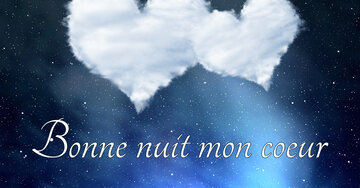 Aperçu de la carte : Bonne nuit mon coeur