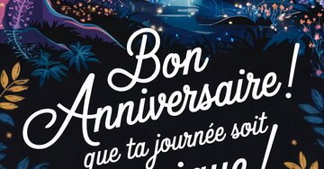 Aperçu de la carte : Bon Anniversaire ! que ta journée soit magique !