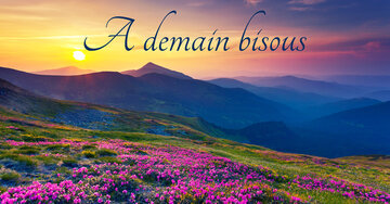 Aperçu de la carte : A demain bisous