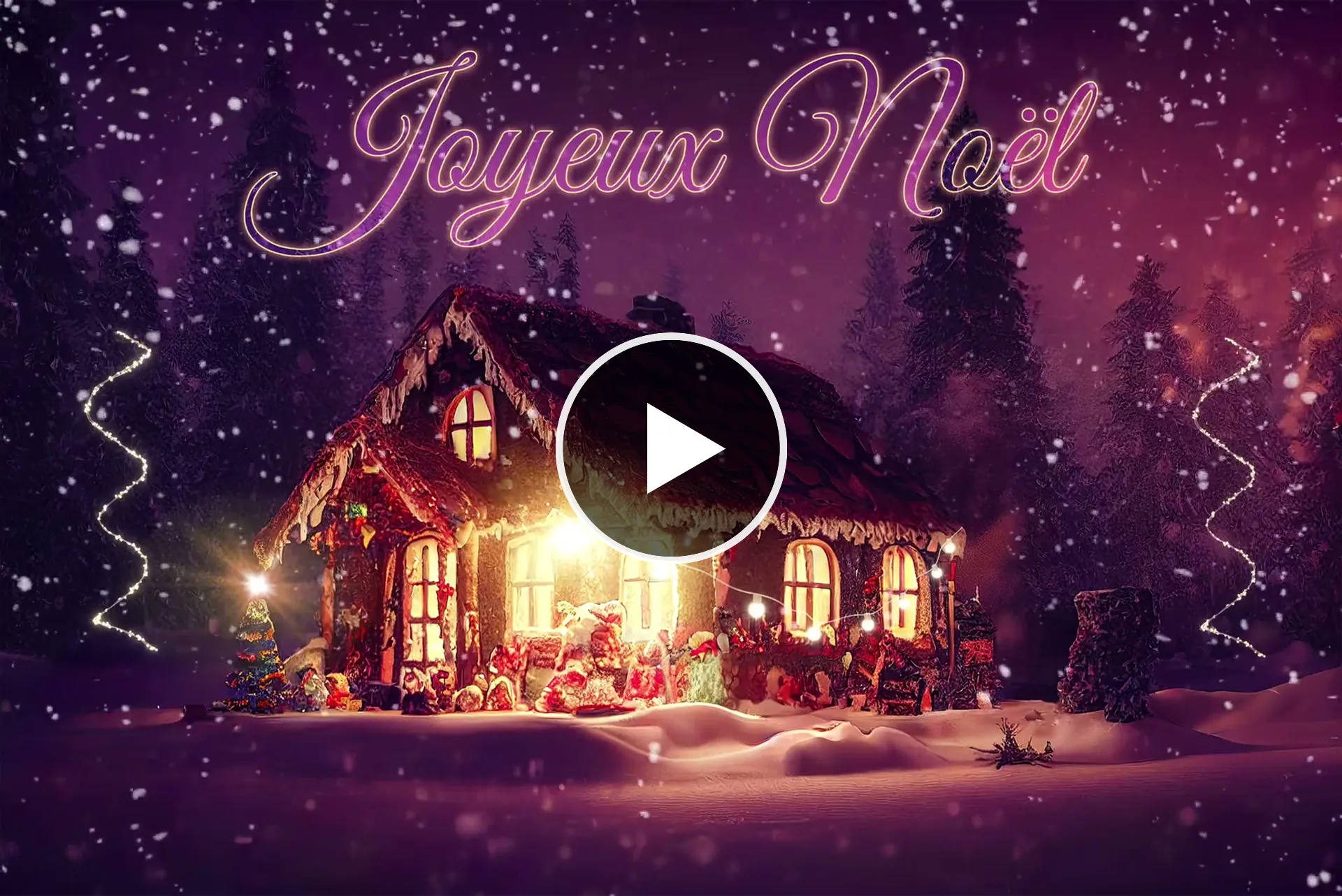 Avoir Une Carte De Pain D'épices De Noël Très Sucrée, Carte