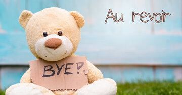 Aperçu de la carte : Au revoir