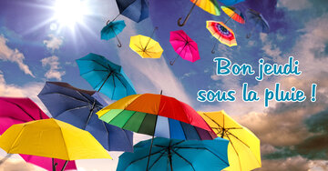 Aperçu de la carte : Bon jeudi sous la pluie