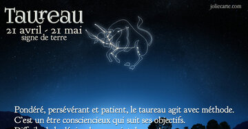 Aperçu de la carte : « Pondéré, persévérant, patient... C'est une personne fiable, généreuse et fidèle qui donne beaucoup... »