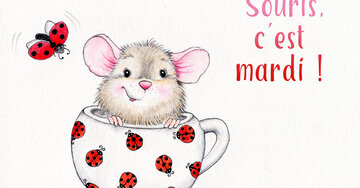 Aperçu de la carte : Souris c'est mardi !