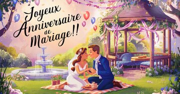 Aperçu de la carte : Joyeux anniversaire de mariage