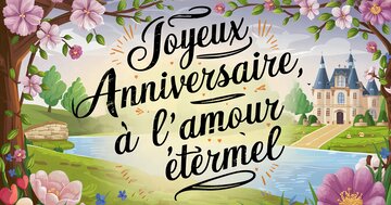 Aperçu de la carte : Joyeux anniversaire à l’amour éternel