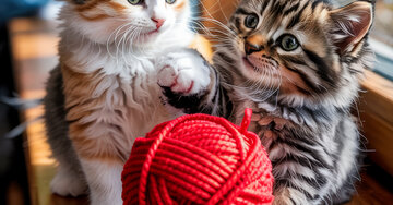 Aperçu de la carte : « Le temps passé avec les chats n'est jamais perdu... »