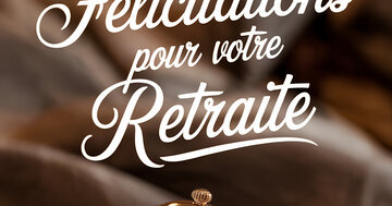 Aperçu de la carte : Félicitations pour votre Retraite