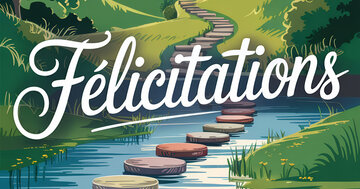 Aperçu de la carte : Félicitations