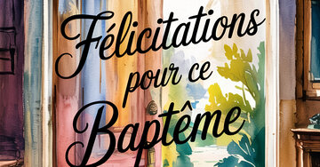 Aperçu de la carte : Félicitations pour ce Baptême