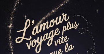 Aperçu de la carte : L'amour voyage plus vite que la Lumière