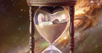 Aperçu de la carte : Le temps n’affaiblit pas l’amour.