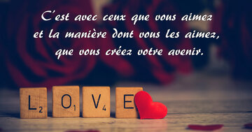 Aperçu de la carte : « C'est avec ceux que vous aimez et la manière dont vous les aimez... »