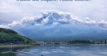 Aperçu de la carte : L'amour veut conquérir, l'amitié conserver.