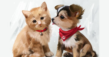 Aperçu de la carte : L'amour est aveugle, l'amitié ferme les yeux.