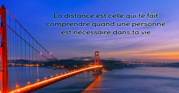 Aperçu de la carte : « La distance fait comprendre quand une personne est nécessaire... »