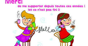 Aperçu de la carte : « Merci de me supporter depuis toutes ces années... »