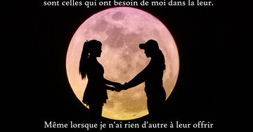 Aperçu de la carte : « Je réalise que les seules personnes dont j'ai besoin sont celles qui ont besoin de moi... »