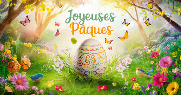 Aperçu de la carte : Joyeuses Pâques