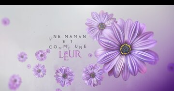 Aperçu de la carte : « Une maman est comme une fleur, chacune est belle et unique... »