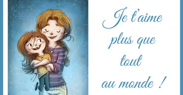 Aperçu de la carte : Je t'aime
plus que
tout 
au monde !