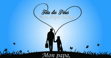 Aperçu de la carte : « Mon papa, est étrange comme Hulk, rapide comme Spiderman... »