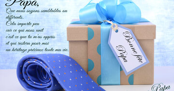 Aperçu de la carte : « Papa, ce que tu m'as appris est un héritage précieux... »