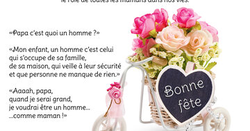 Aperçu de la carte : « Quand je serai grand, je voudrai être un homme... comme maman ! »...