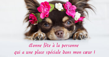 Aperçu de la carte : « Bonne fête à la personne qui a une place spéciale... »