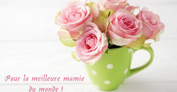 Aperçu de la carte : Pour la meilleure mamie 
du monde !