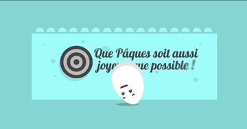 Aperçu de la carte : Je te souhaite une très bonne journée pleine de surprises ! Joyeuses Pâques