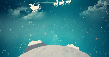 Aperçu de la carte : « Nous vous souhaitons un Joyeux Noël rempli de joie et de bonheur... »