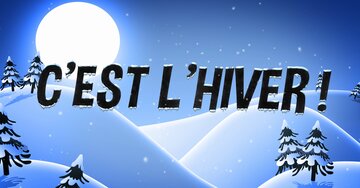 Aperçu de la carte : C'est l'hiver