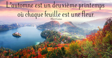 Aperçu de la carte : « L'automne est un deuxième printemps... »
