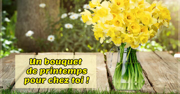 Aperçu de la carte : Un bouquet de printemps pour chez toi !