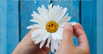 Aperçu de la carte : L'amour c'est quand on pense à l'autre en souriant.