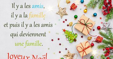 Aperçu de la carte : « Il y a les amis, il y a la famille et puis il y a... »