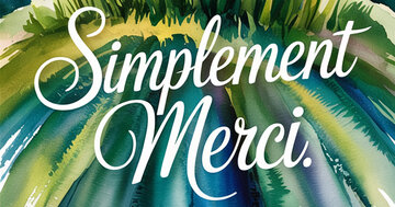 Aperçu de la carte : Simplement Merci.