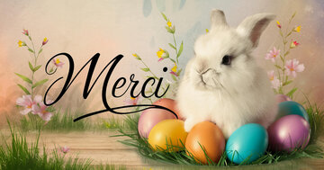 Aperçu de la carte : « Un grand merci pour ce merveilleux week-end de Pâques ! J'ai passé un excellent... »